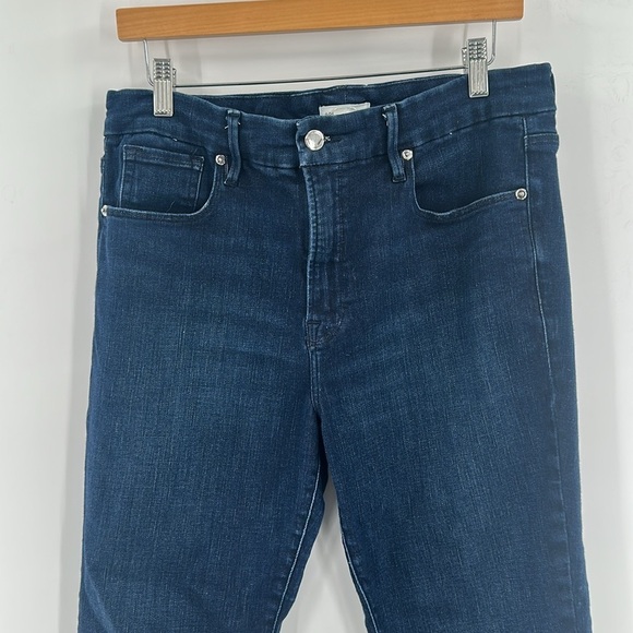 Good American Good Legs High Rise Straight Stretch Jean Blue 224 14 - Picture 5 of 8